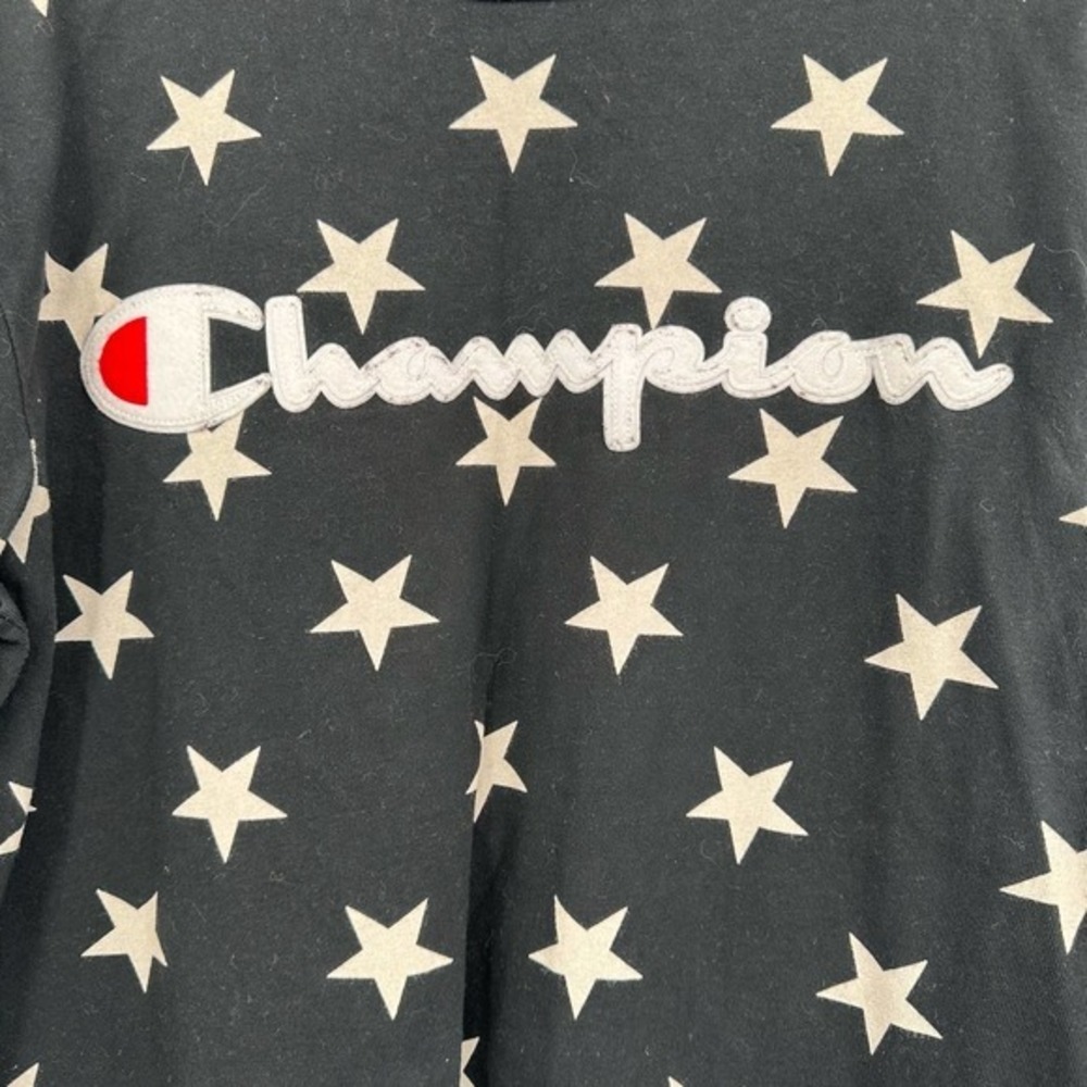 Champion Heritage Athletic Apparel size Medium crew neck sweater‎ all over stars - Picture 3 of 6